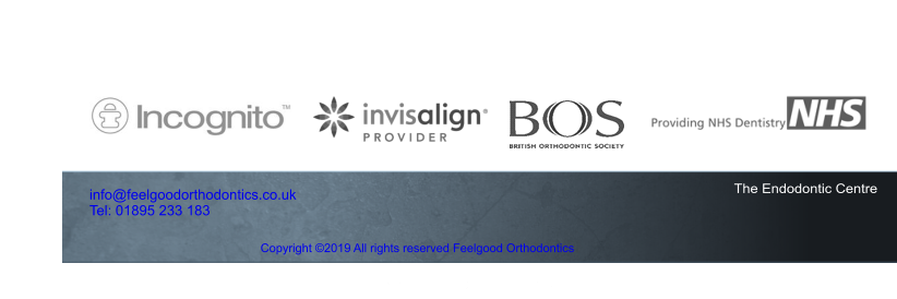 Copyright ©2015 All rights reserved Feelgood Dental | GDC | Complaints procedure  The Endodontic Centre  Copyright ©2019 All rights reserved Feelgood Orthodontics    info@feelgoodorthodontics.co.uk Tel: 01895 233 183